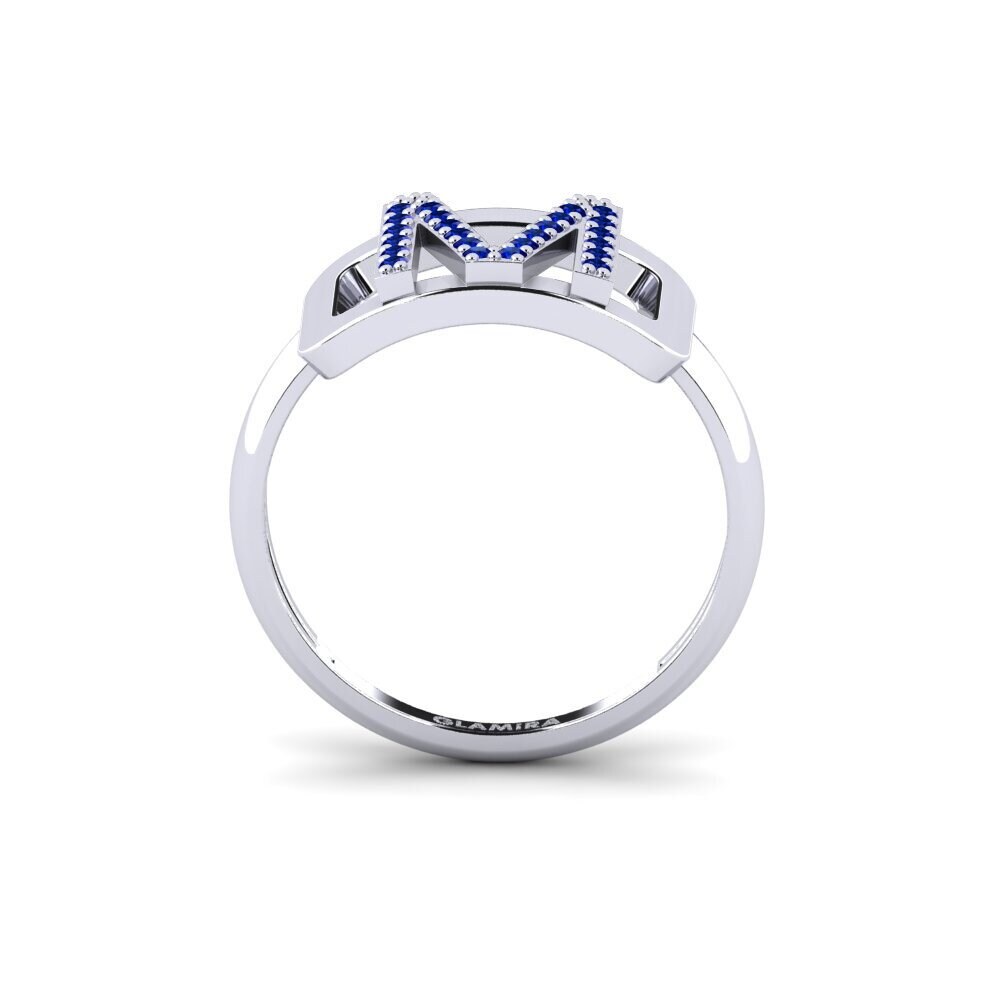 Palladium 950 Saphir SYLVIE Ring Teselya - M