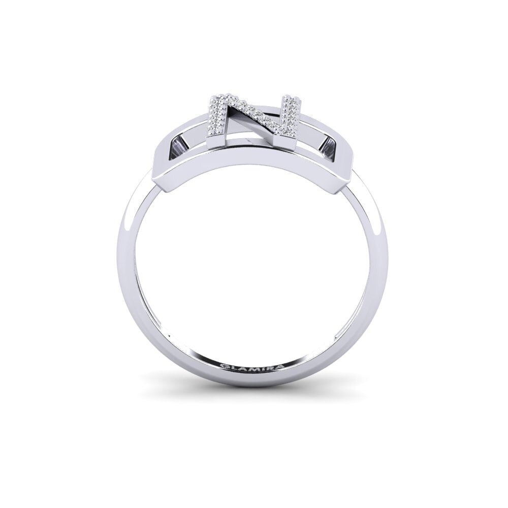 14ct White Gold SYLVIE Ring Teselya - N