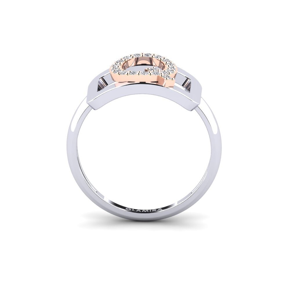 Weiss & Rotgold 750 SYLVIE Ring Teselya - Q