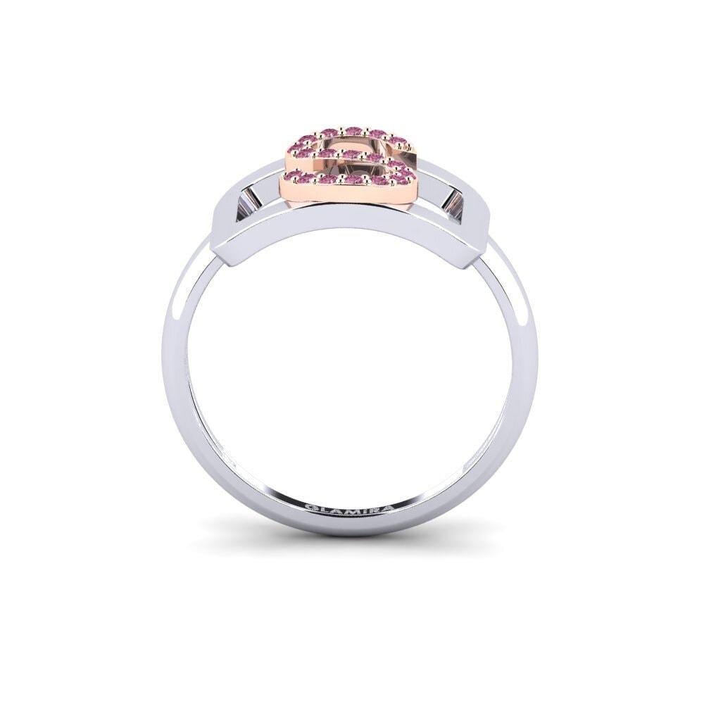Weiss & Rotgold 750 Rhodolit-Granat SYLVIE Ring Teselya - S