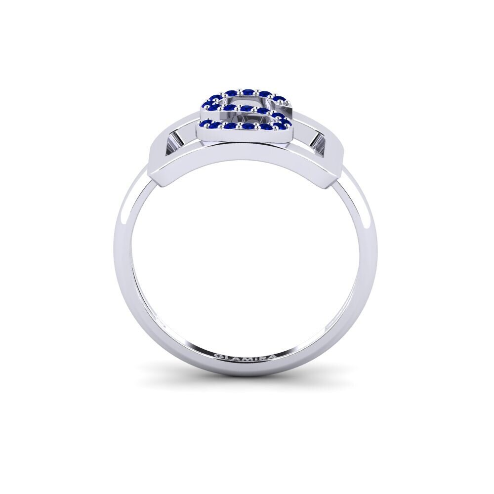 Palladium 950 Saphir SYLVIE Ring Teselya - S