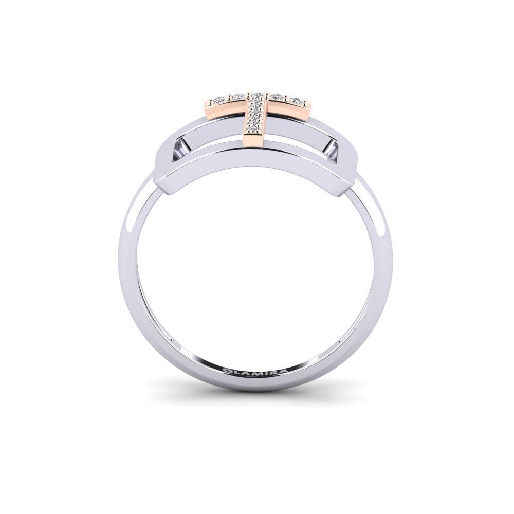 Weiss & Rotgold 585 SYLVIE Ring Teselya - T