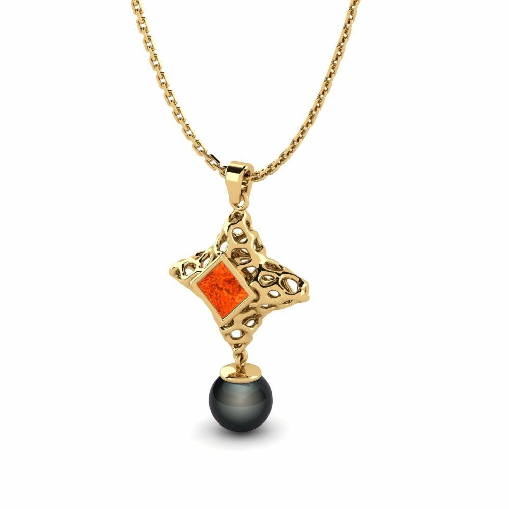 Fire-Opal Women's Pendant Alary