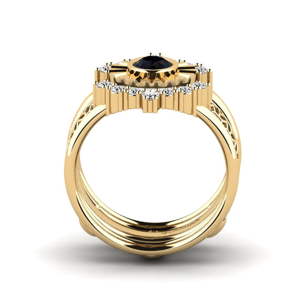 Black Opal Ring Annike - SET