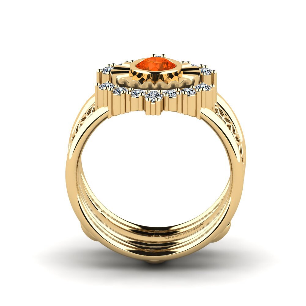 Fire Opal Ring Annike - SET