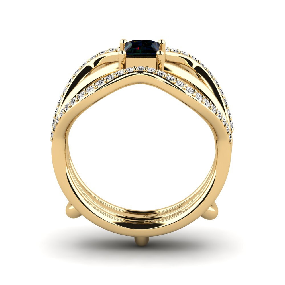 Black Opal Ring Astras - SET