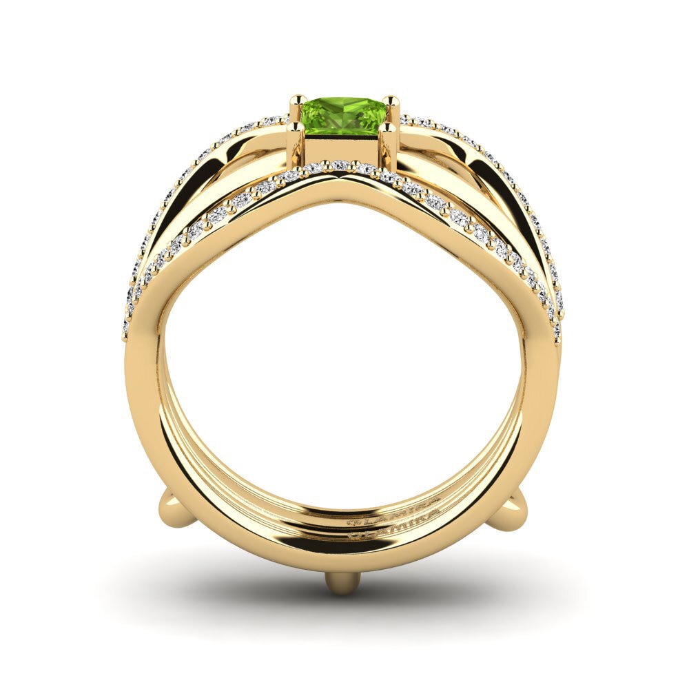Princesa Peridoto Anillo Astras - SET