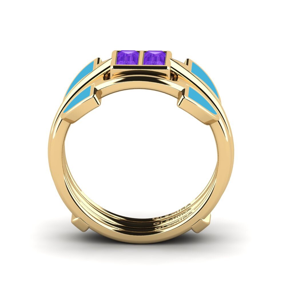 Amethyst Ring Fratteaa - SET