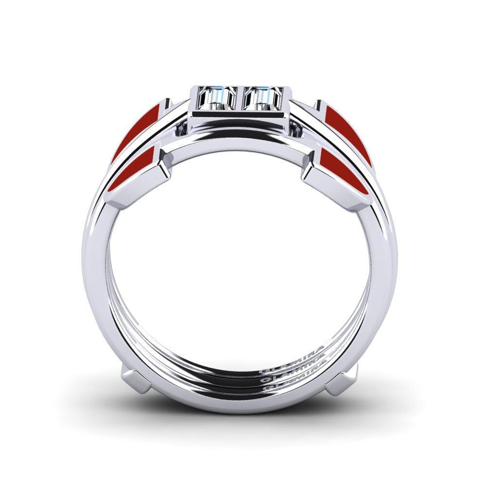 950 Palladium Ring Fratteaa - SET
