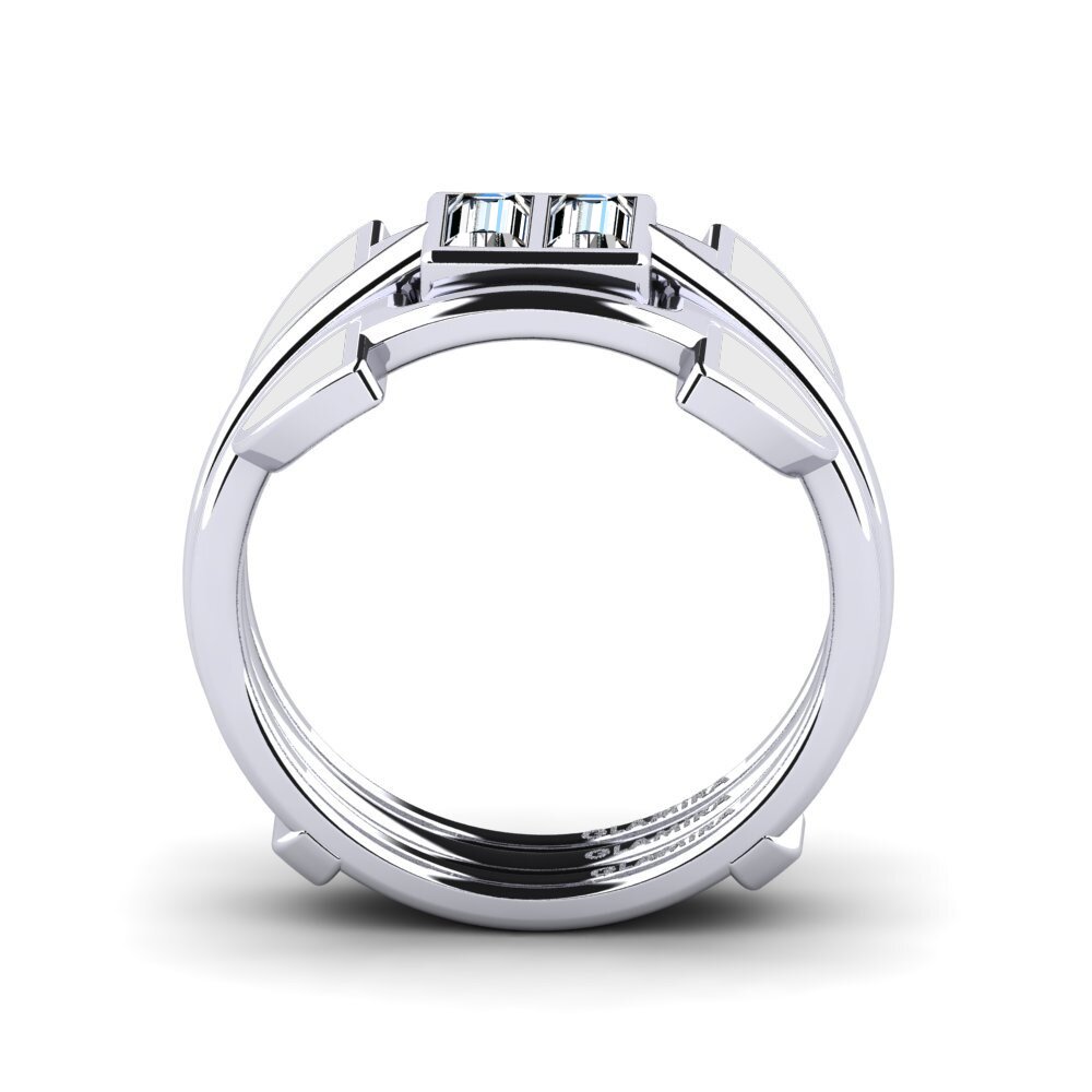 950 Palladium Ring Fratteaa - SET