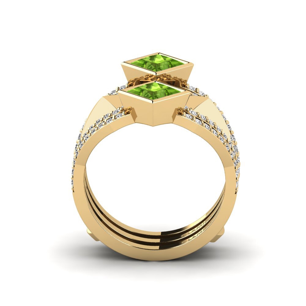 Princesa Peridoto Anillo Gialle - SET