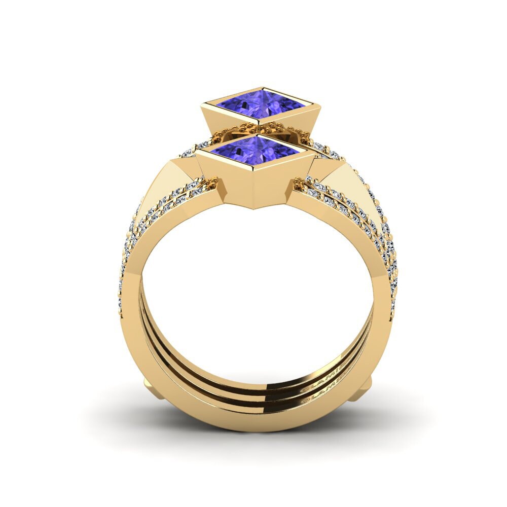 Tanzanite Ring Gialle - SET