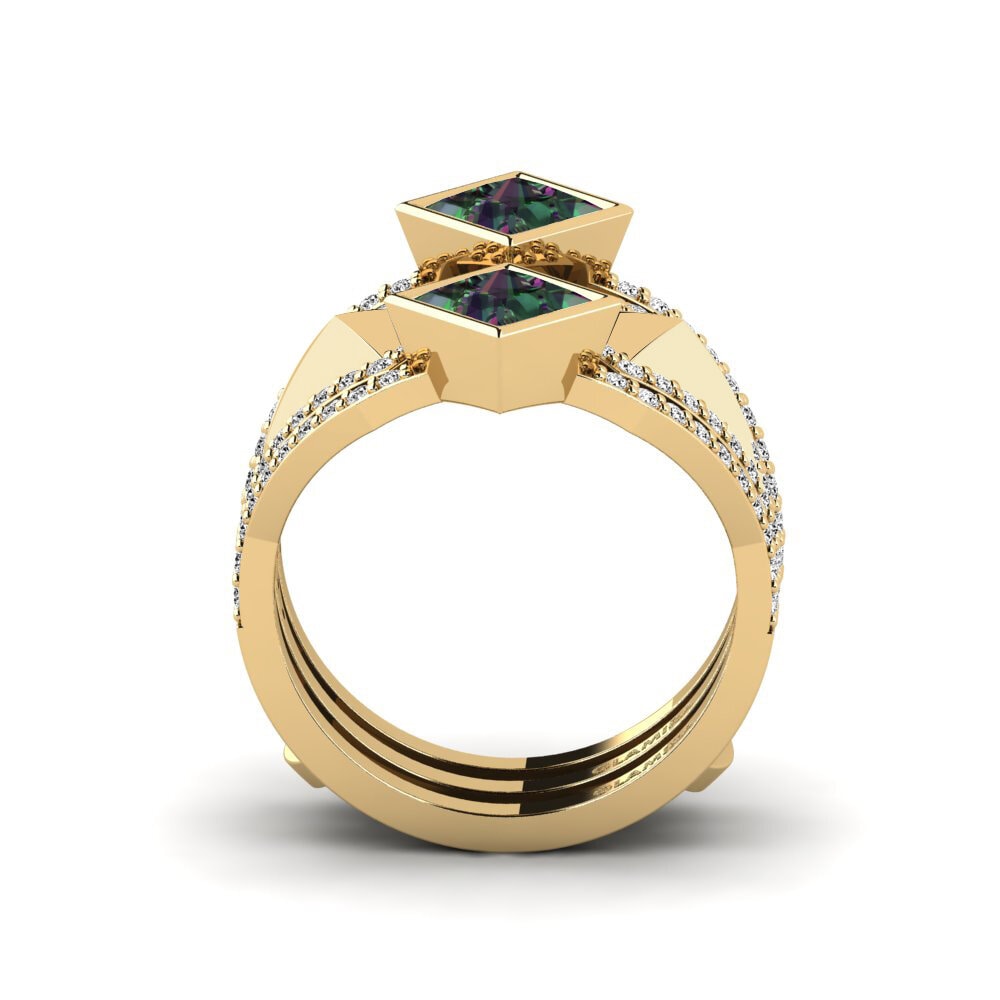 Mystic Topaz Ring Gialle - SET