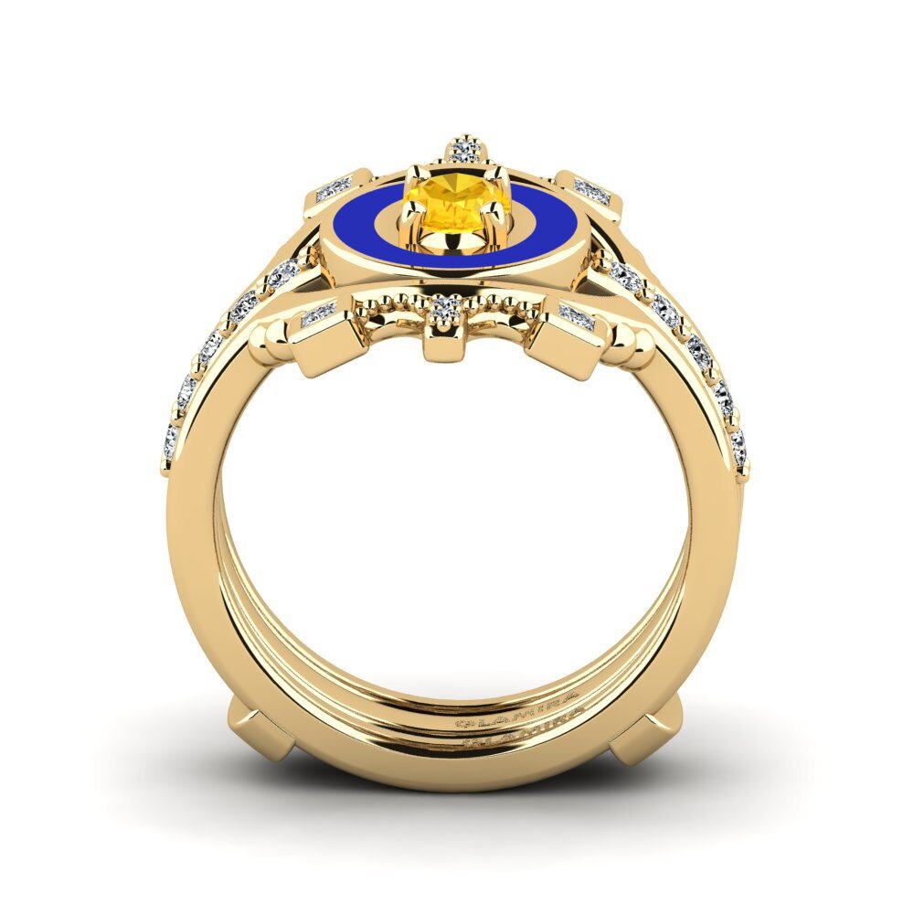 Citrine Ring Harweaa - SET