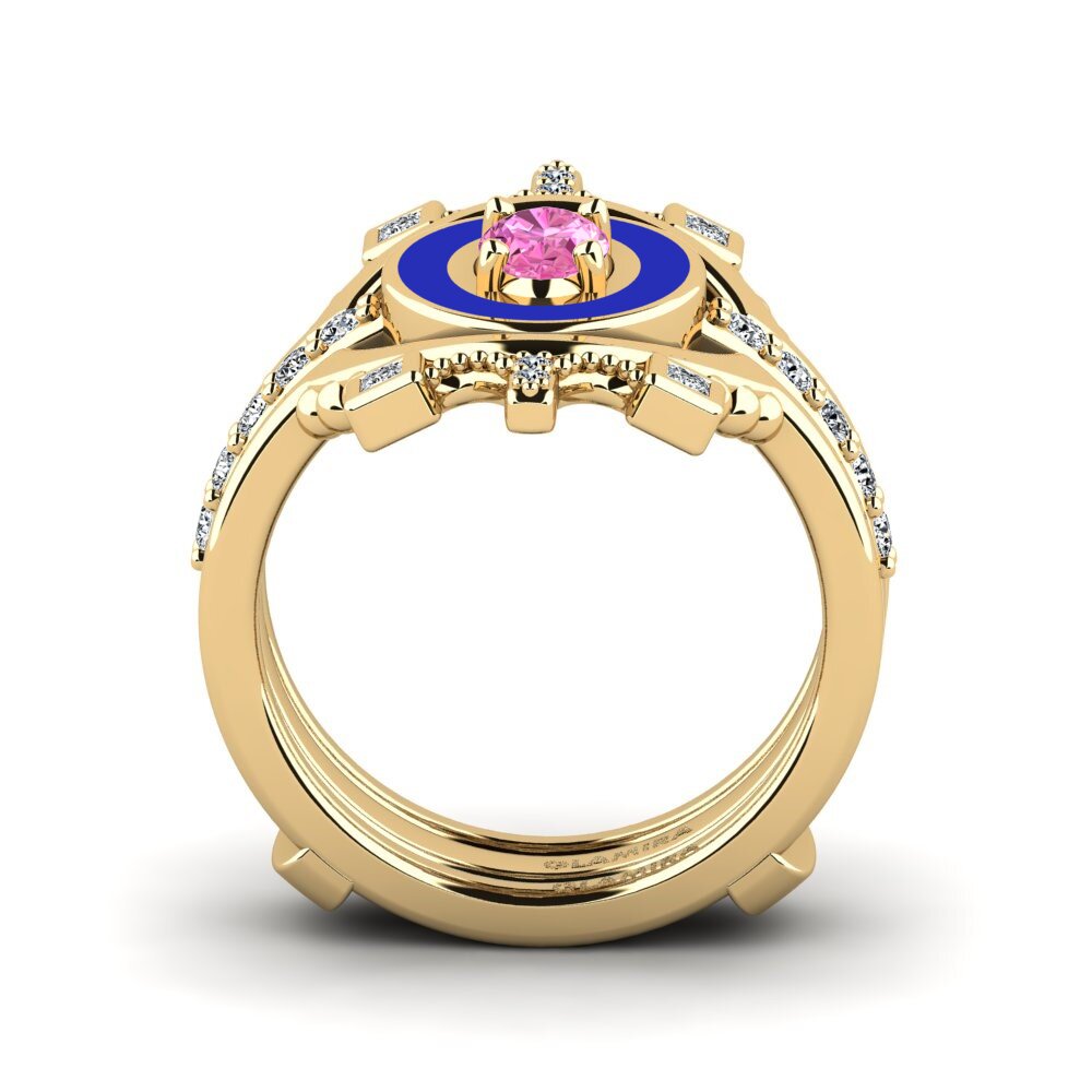 Pink Topaz Ring Harweaa - SET