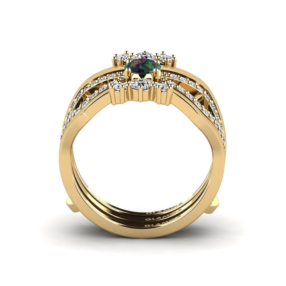 Mystic Topaz Ring Kamila - SET