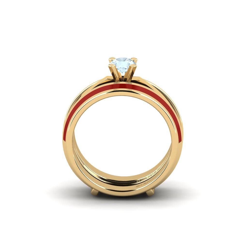 Aquamarin Ring Kyndry - SET