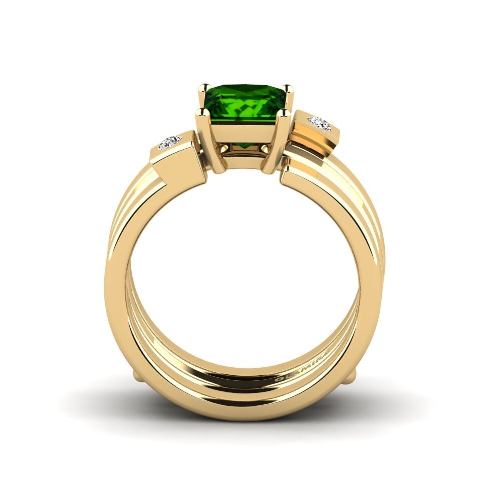 Turmalina Verde Anel Leal - SET