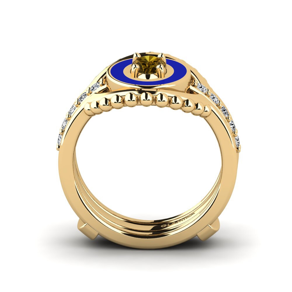 Brown Zircon Ring Lmingea - SET