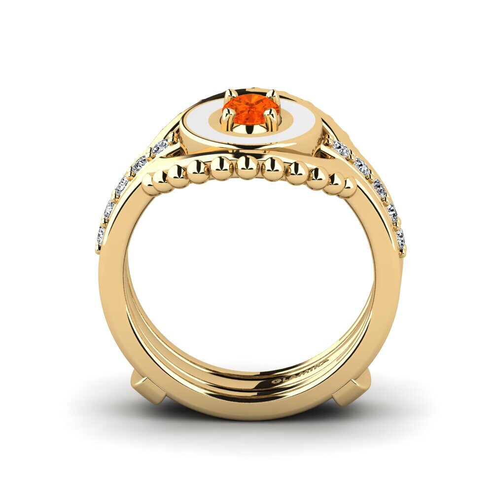 Fire Opal Ring Lmingea - SET