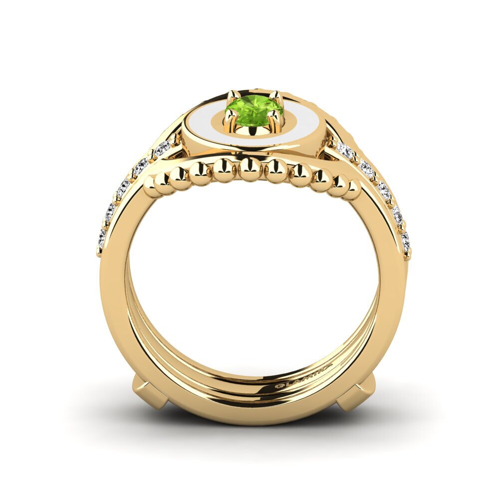 Peridot Ring Lmingea - SET