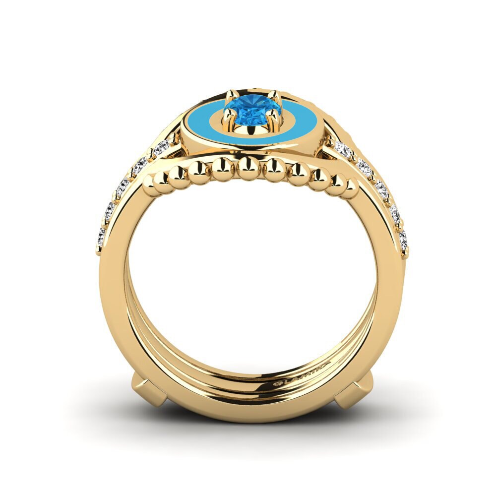 Blauer Topas Ring Lmingea - SET