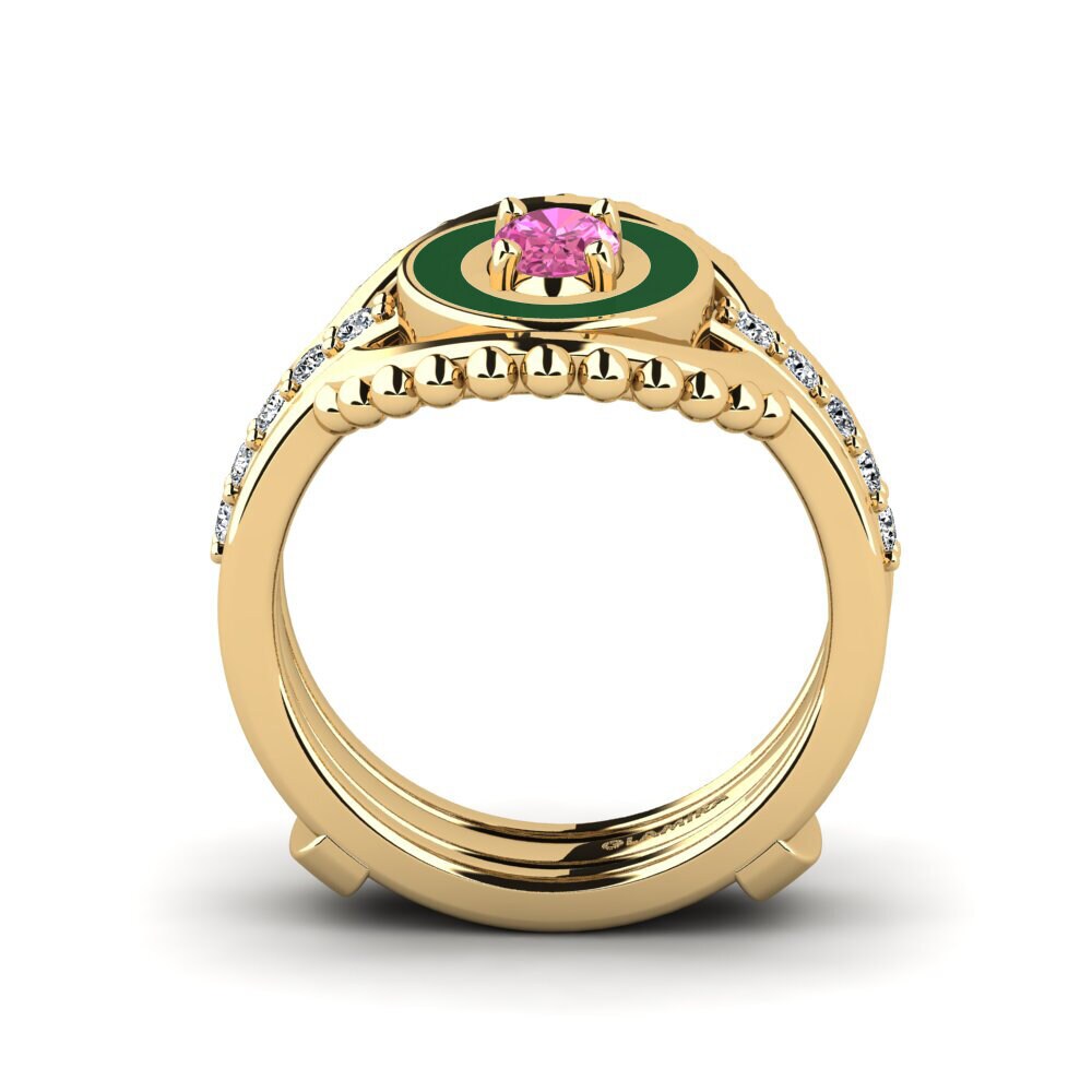 Pink Topaz Ring Lmingea - SET