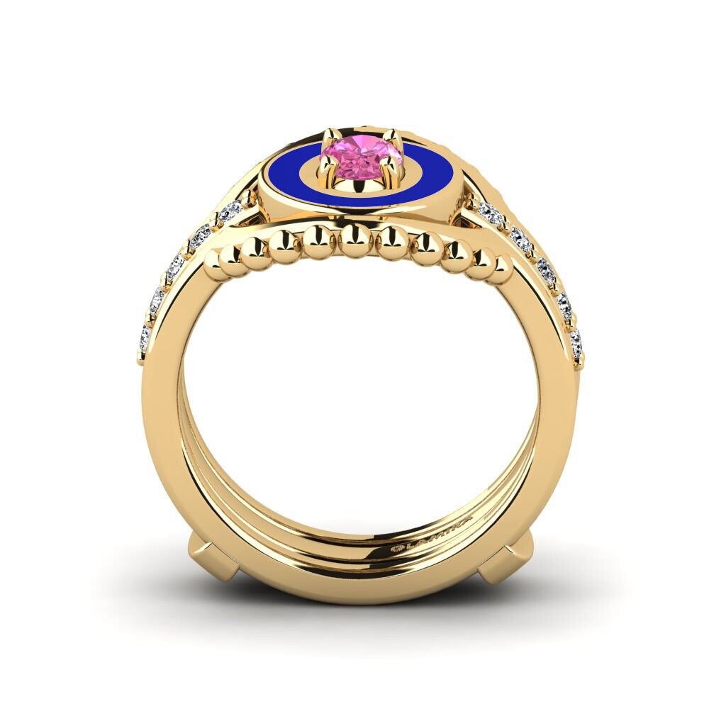 Pink Topaz Ring Lmingea - SET