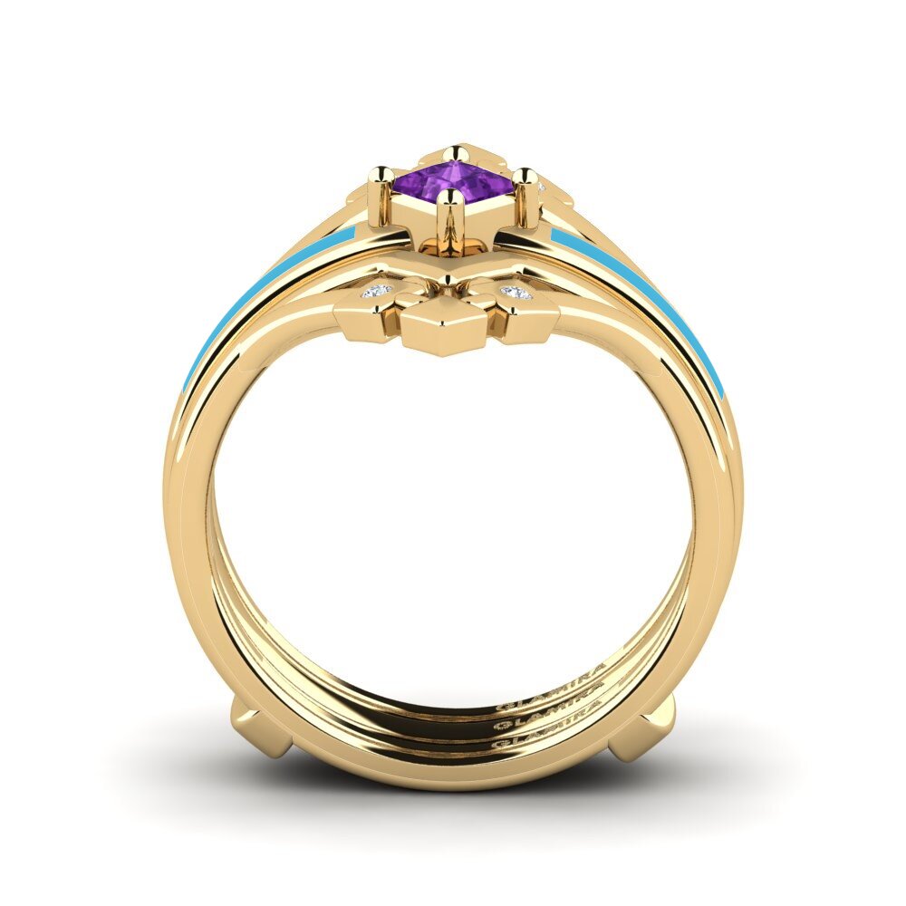 Amethyst Ring Nerwyrsa - SET