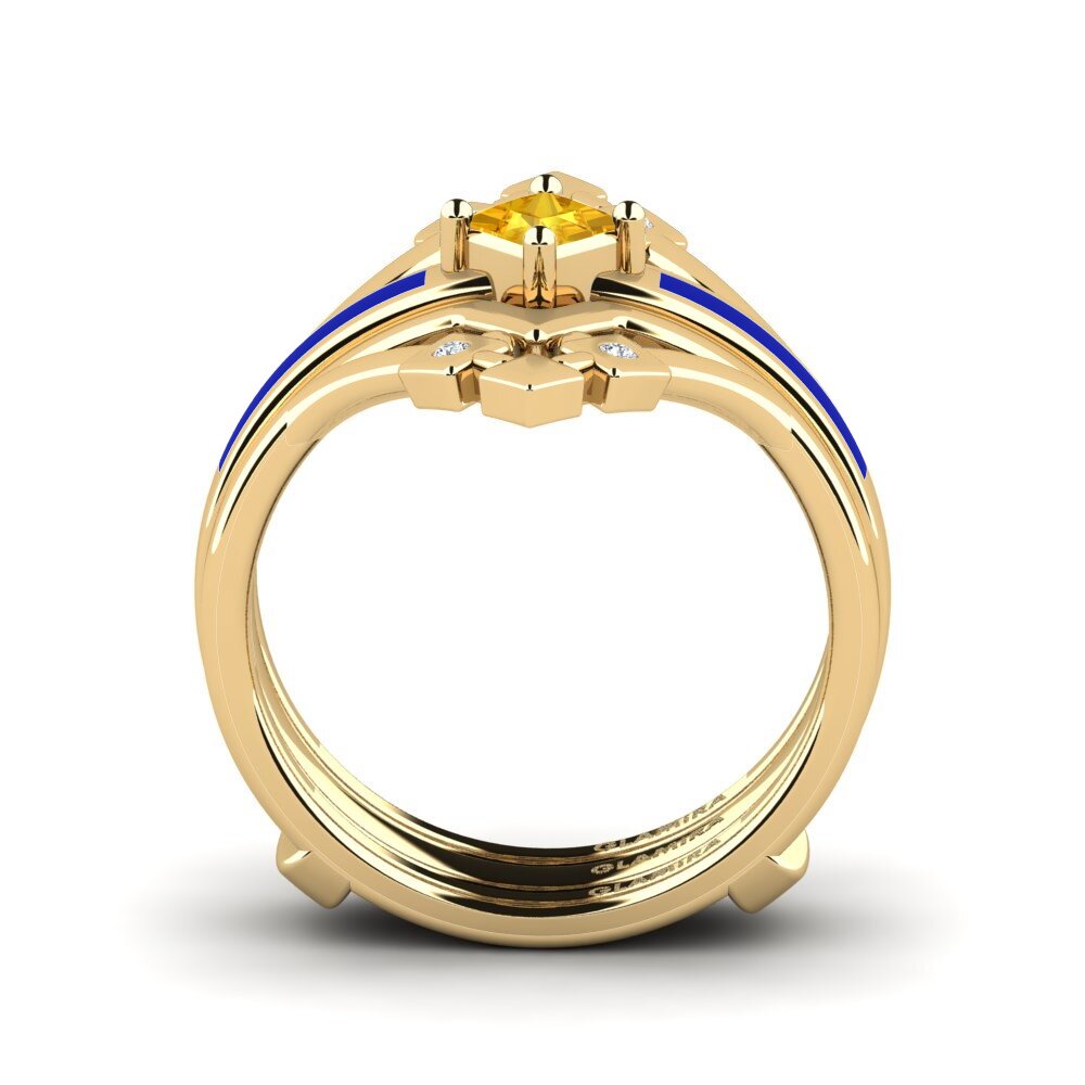 Citrine Ring Nerwyrsa - SET