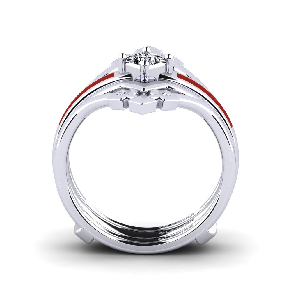 950 Palladium Ring Nerwyrsa - SET