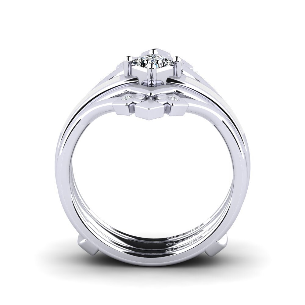 950 Palladium Ring Nerwyrsa - SET
