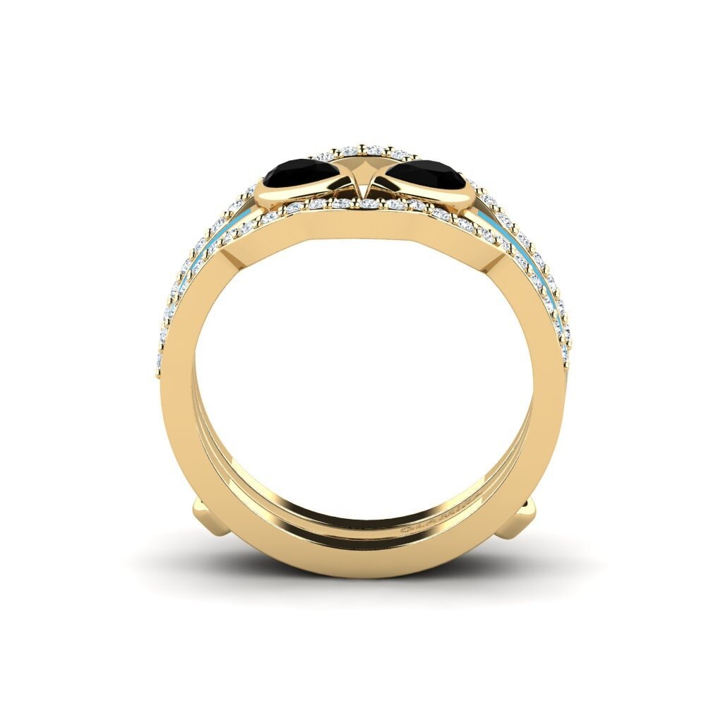 Black Diamond Ring Snene - SET
