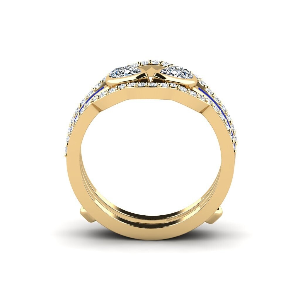 Zirkonia Ring Snene - SET