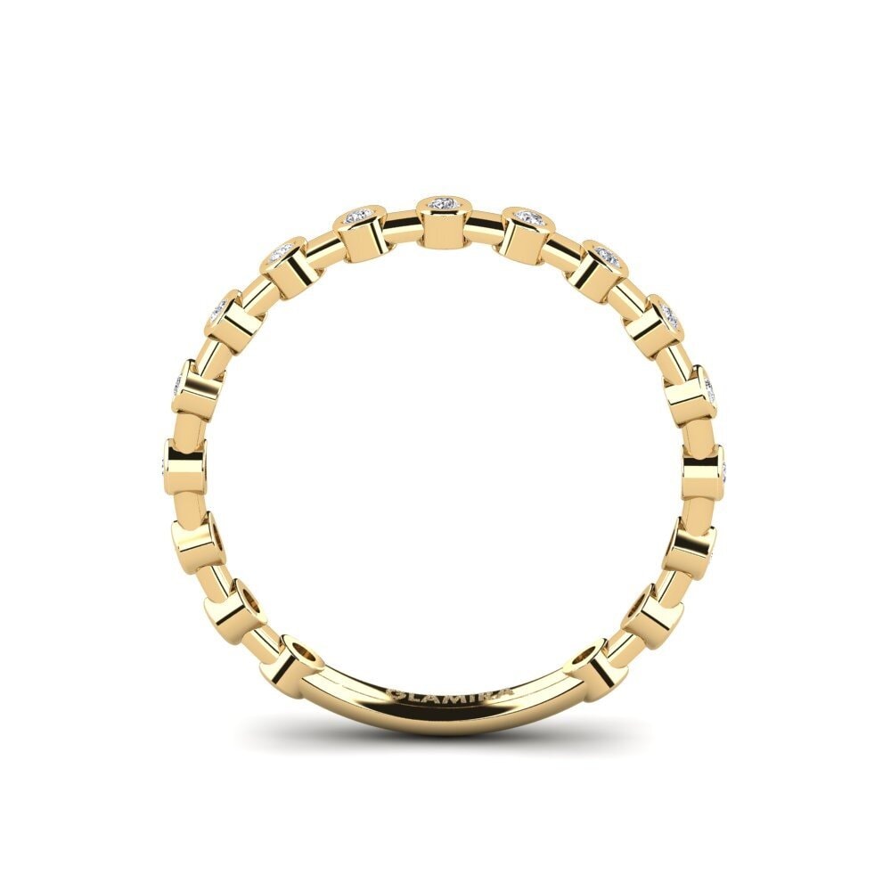 Labor-gezüchteter Diamant Stapelbarer Ring Mice