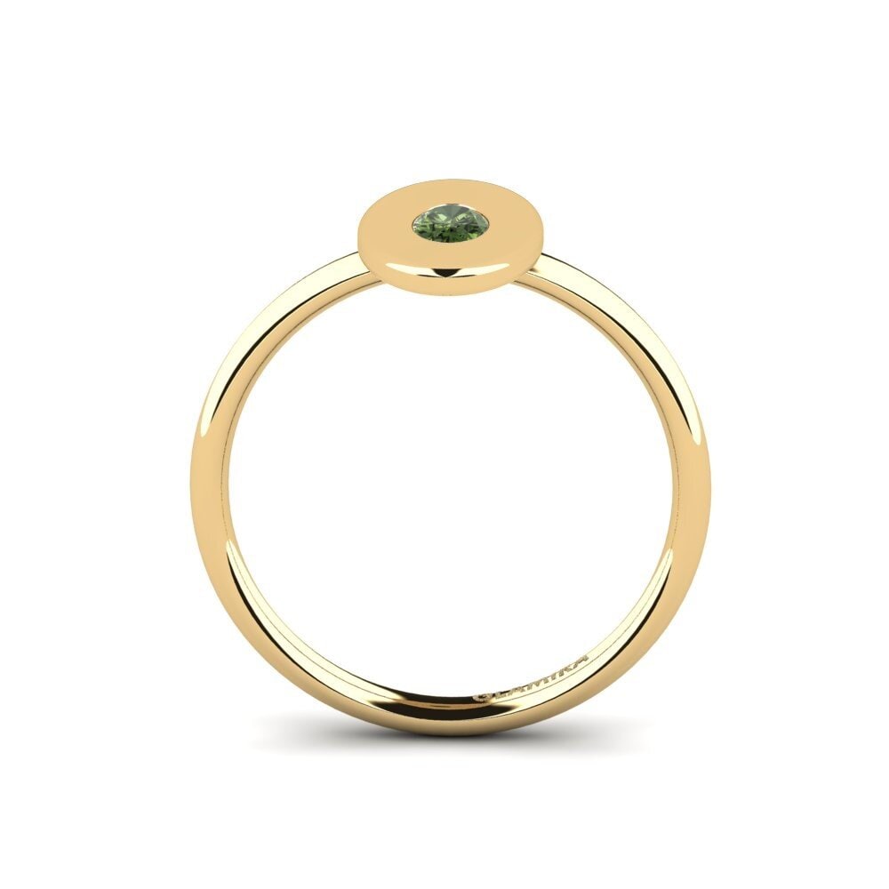 Green Sapphire Stackable Ring Nibra