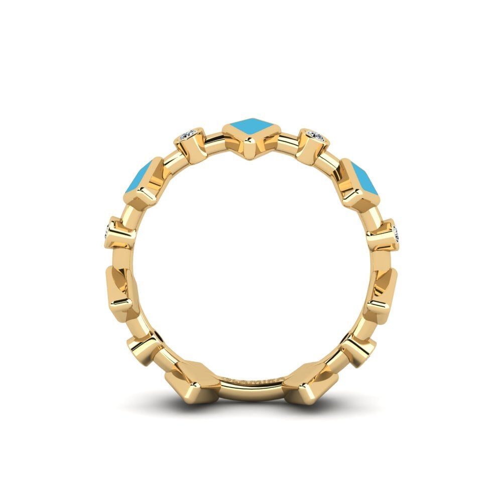 Or Jaune 9k Bague Pephipu