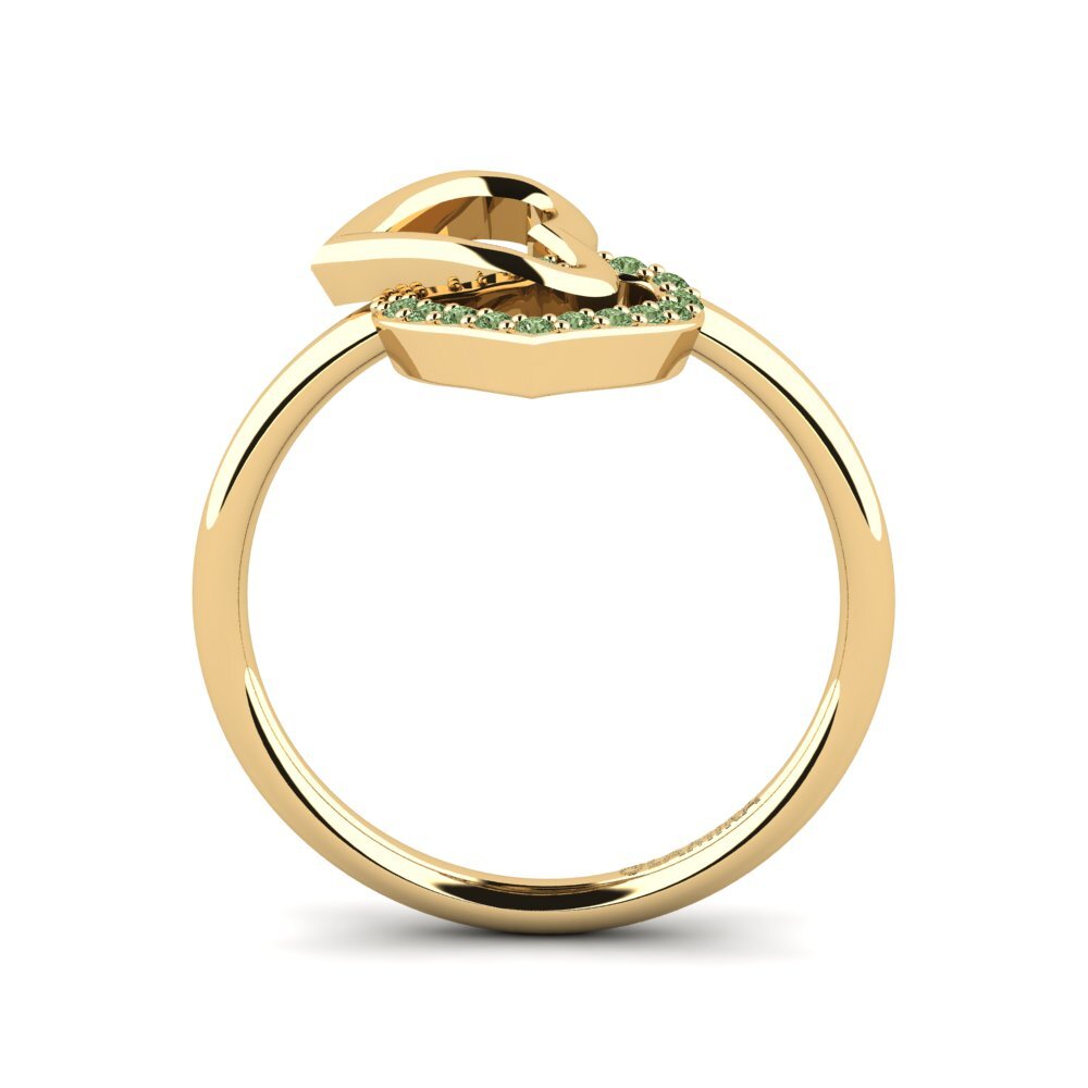 Diamante Verde Anillo Puenyme