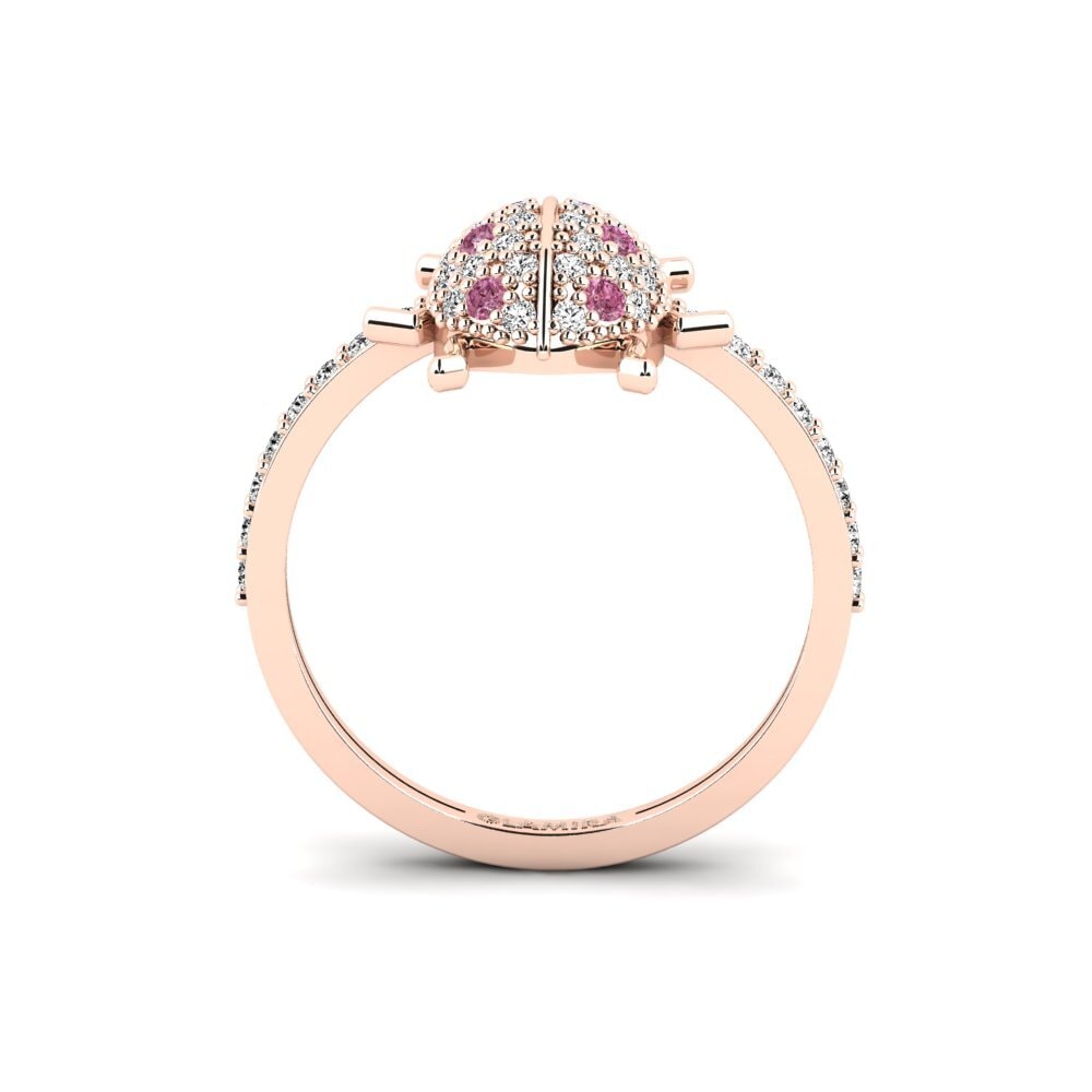 Rhodolite Garnet Ring Asterosya