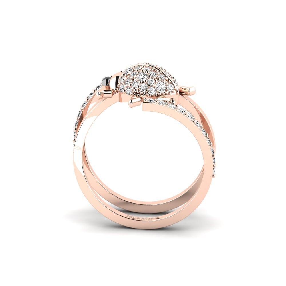 Moissanite Anel Cumerka