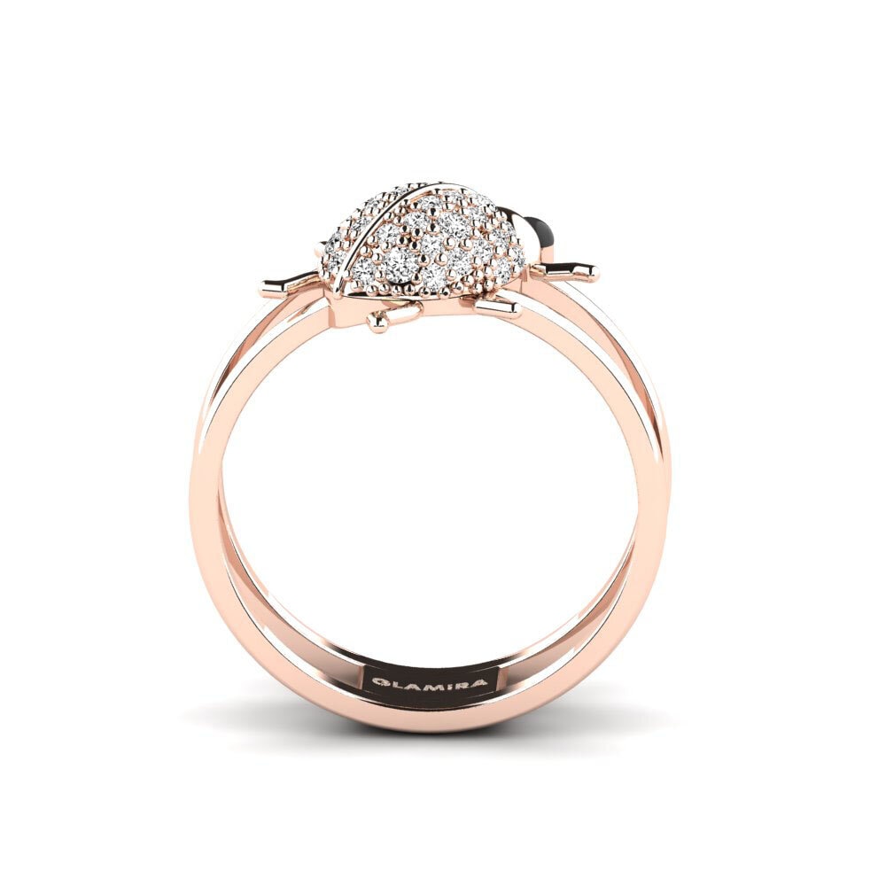 Moissanite Anel Golija