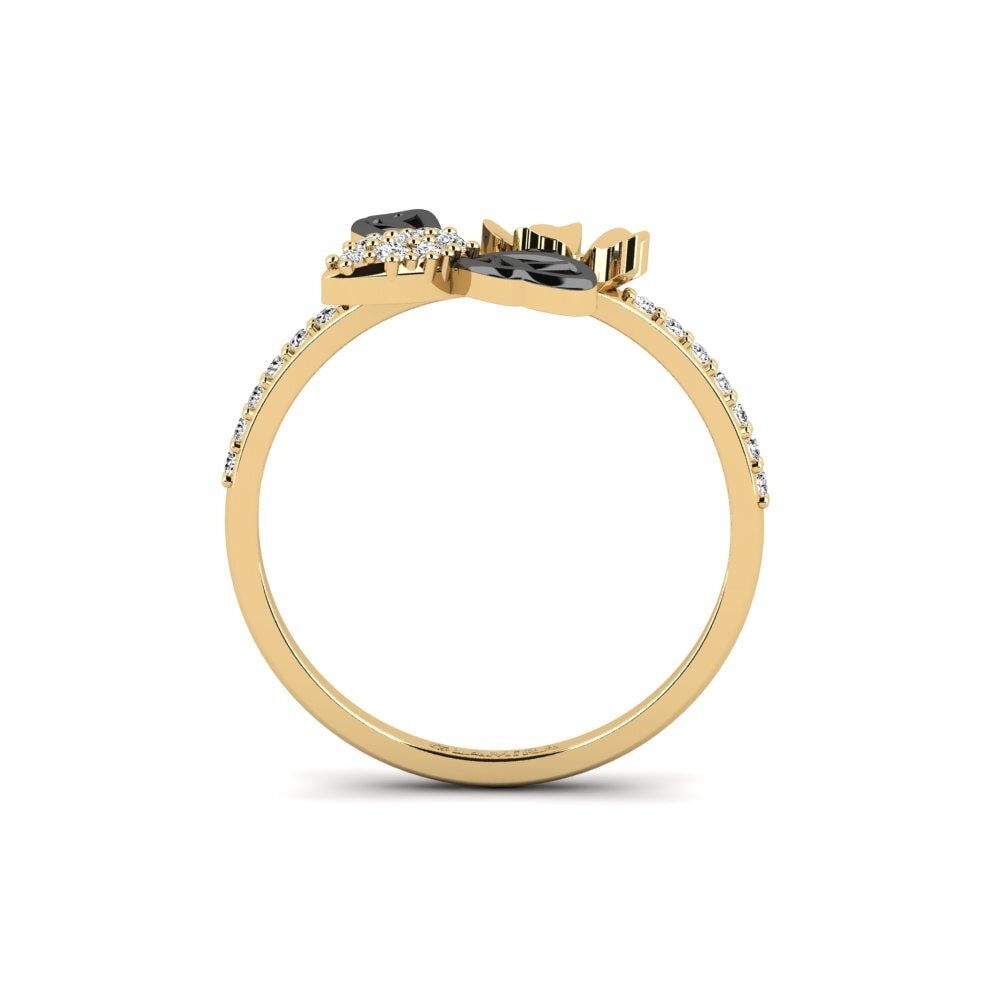 Moissanite Anel Liossion