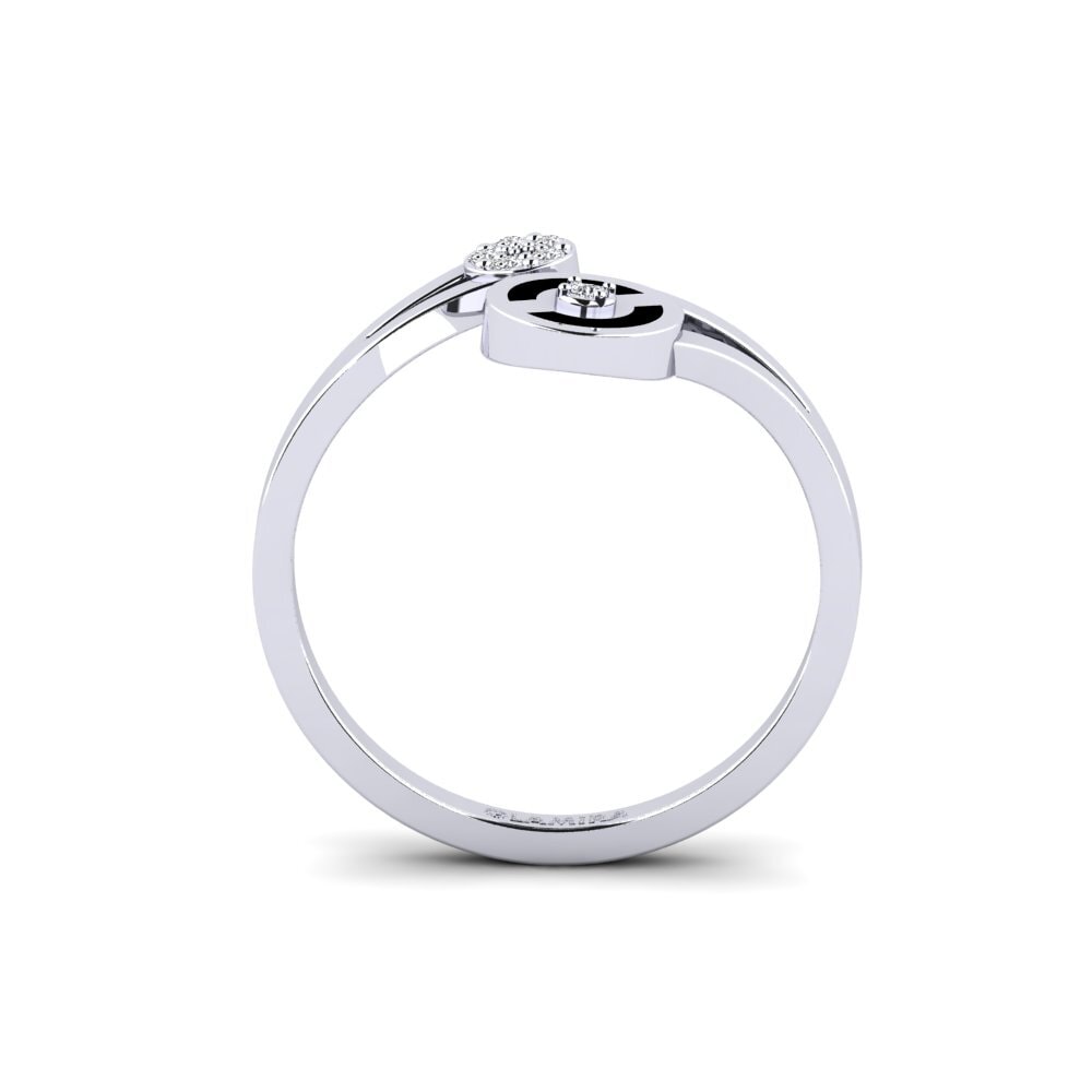 Or Blanc 14k Bague Allapveto