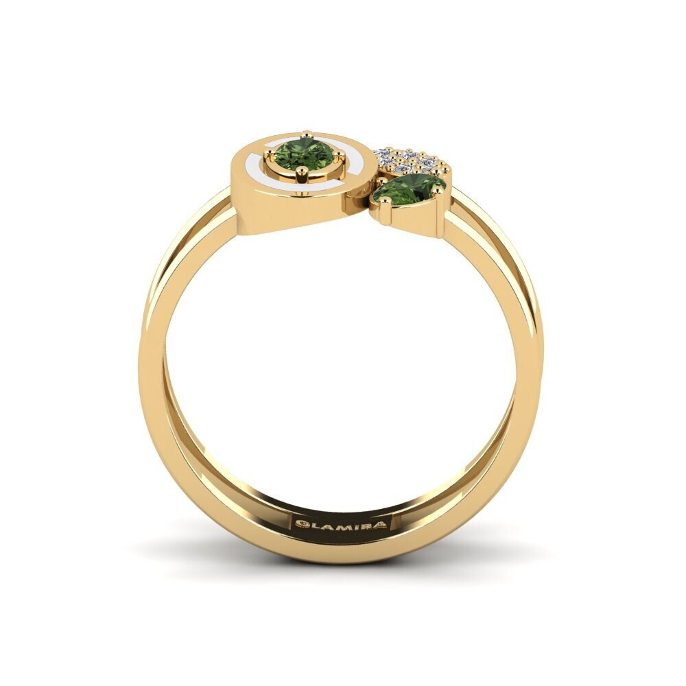 Zafiro Verde Anillo Gottardo