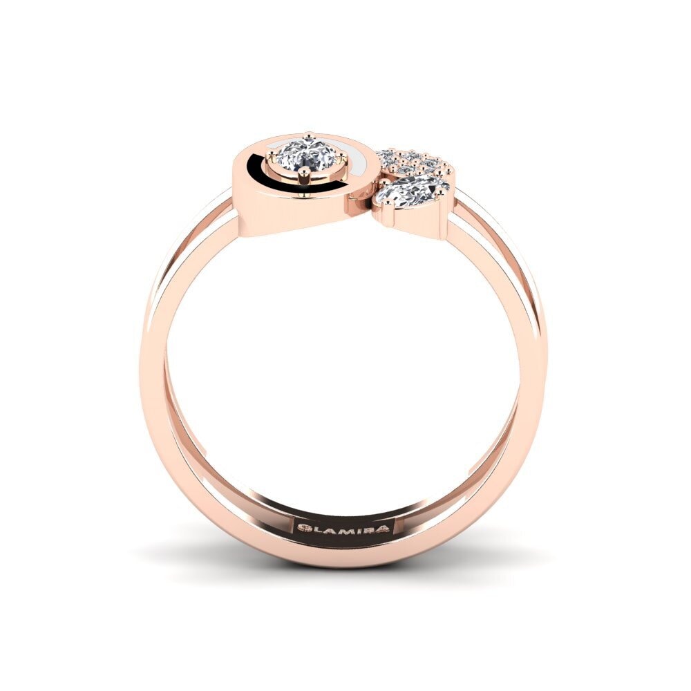 9ct Rose Gold Ring Gottardo