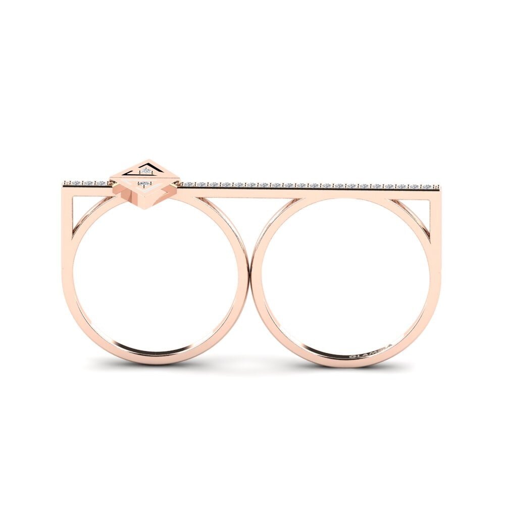9ct Rose Gold Ring Harmonm