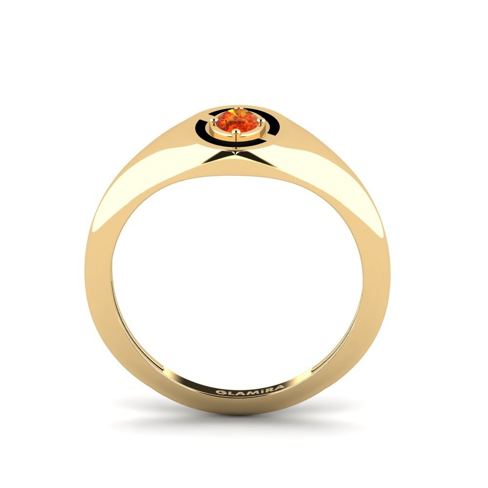 Orangefarbener Saphir Ring Misteriosi