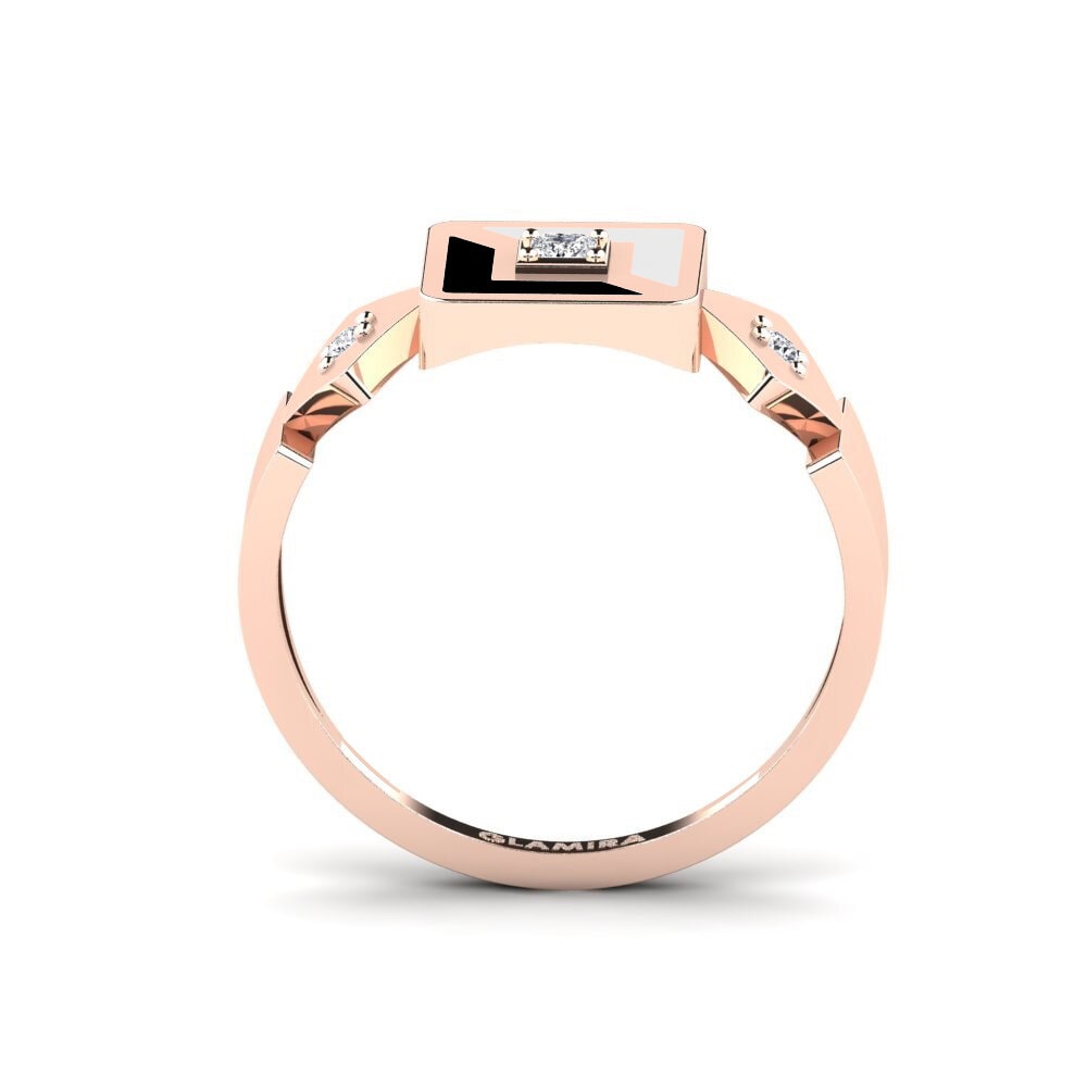 Rotgold 375 Ring Nyugodt