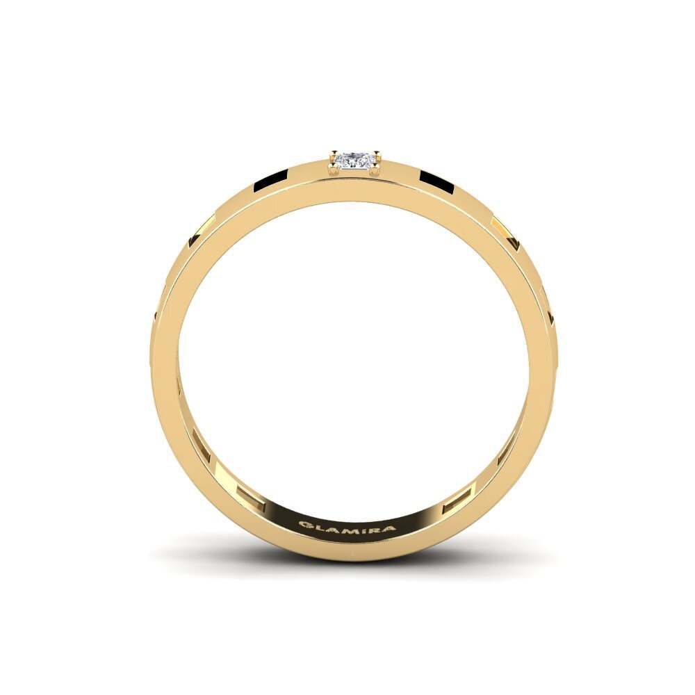 Gelbgold 585 Ring Proste