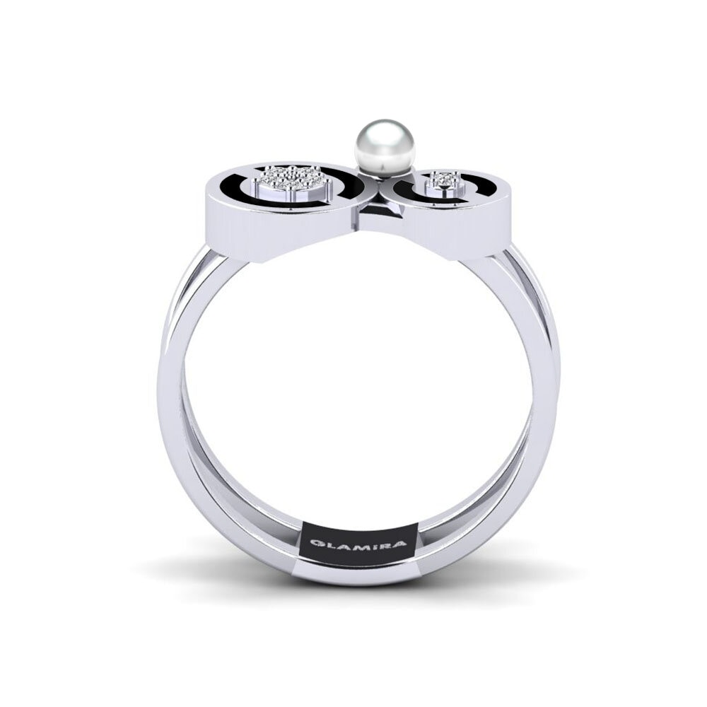 Or Blanc 14k Bague Valorb
